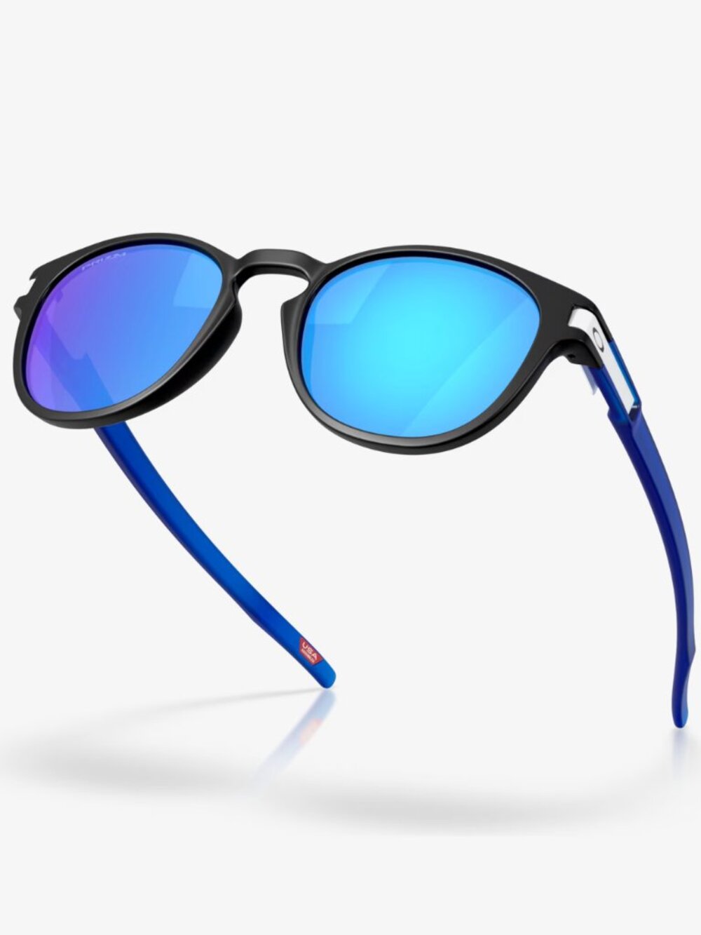 New Oakley Latch Fathom Matte Black Prizm Sapphire Unisex Sunglasses OO9265